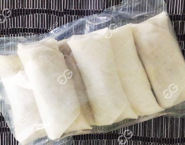 Frozen Spring Rolls Package