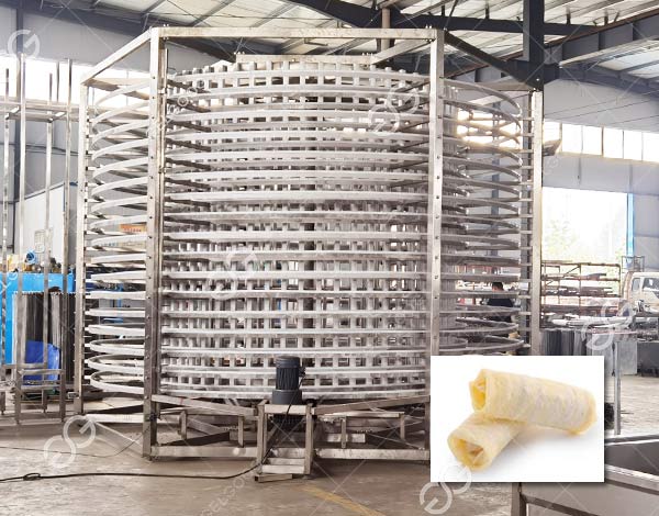 Spring Roll Freezing Machine Was Shipped to France