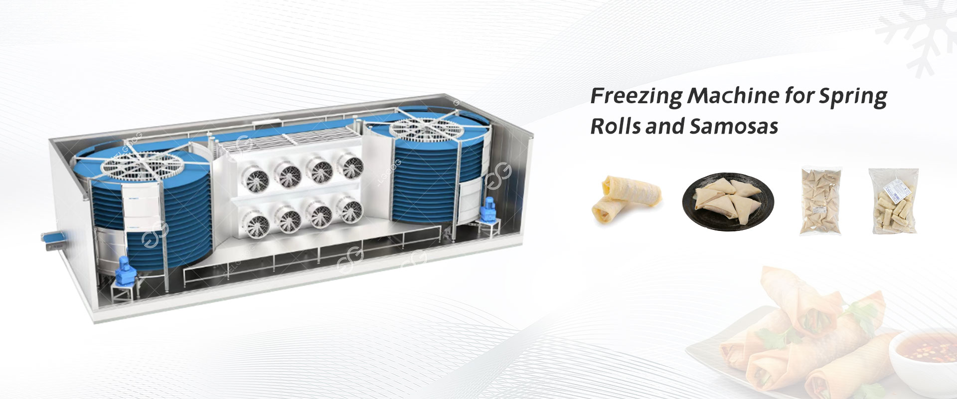 Spring Roll Freezing Machine Solution