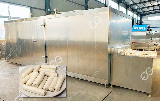 Freezing Machine for Spring Rolls
