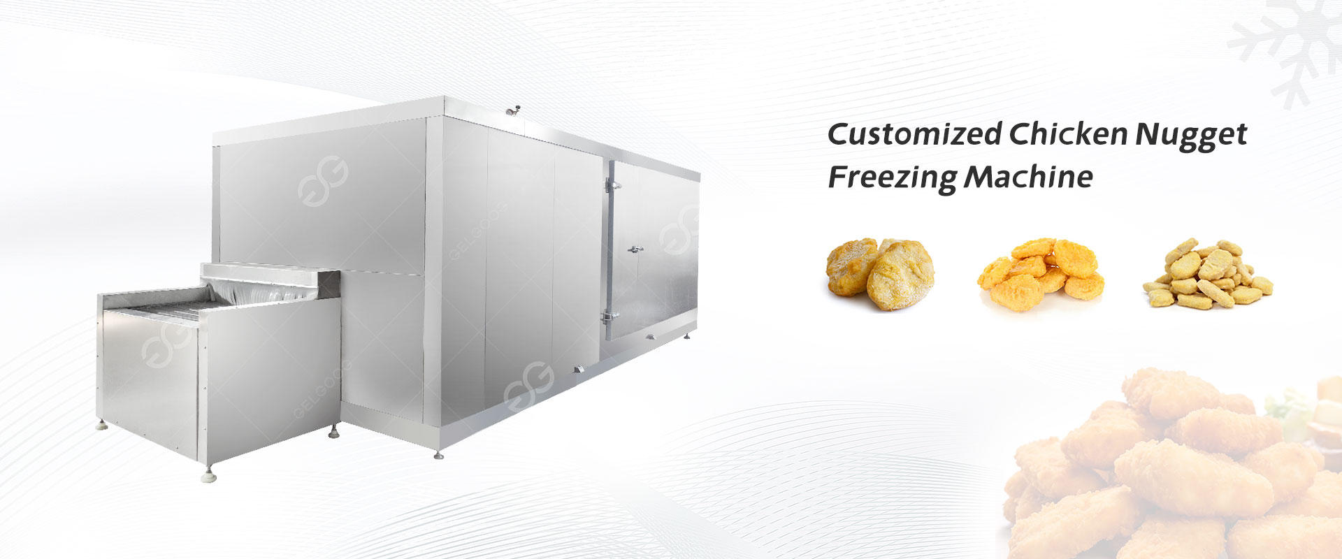 Chicken Nugget Freezing Machine