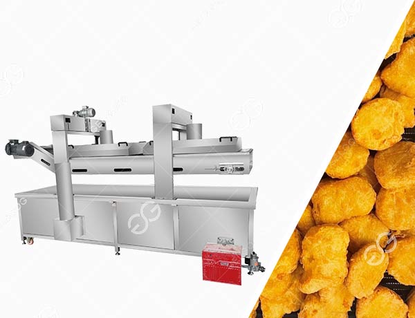 Chicken Nugget Frying Machine