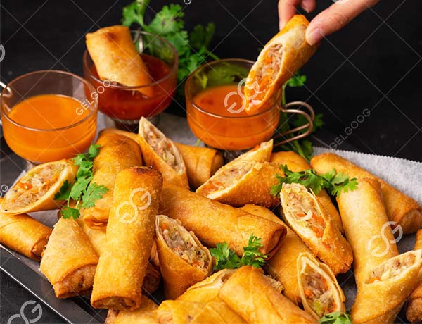 Spring Roll Fryer Machine