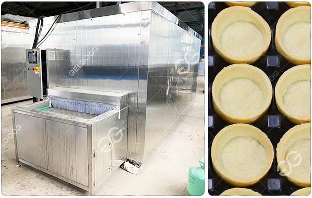 Automatic Custart Tart Freezer Machine
