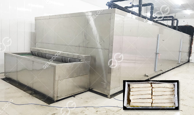 Egg Roll Freezing Machine
