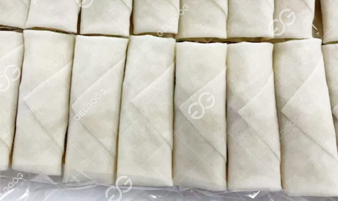 Freezer Machine for Egg Rolls